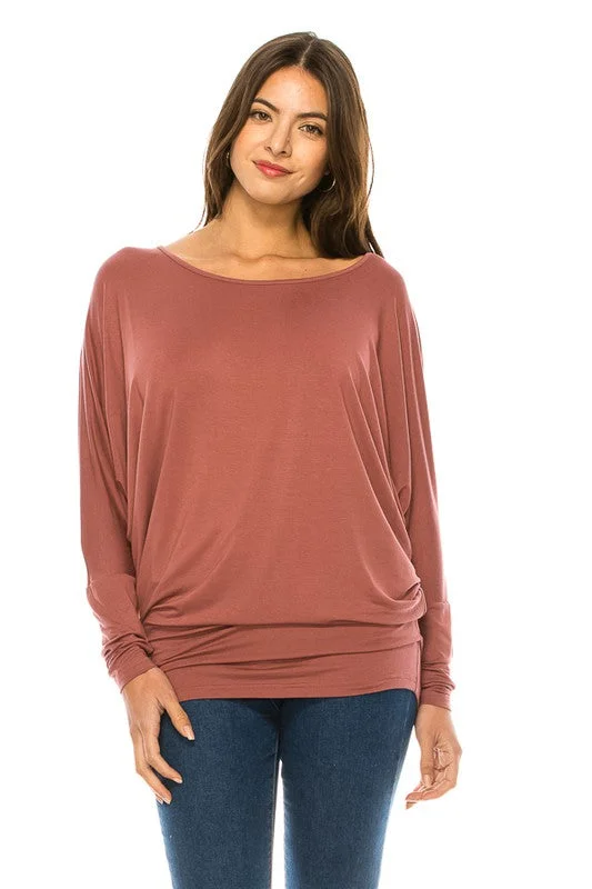 Annva Women's Long Sleeve Round Neck TOP