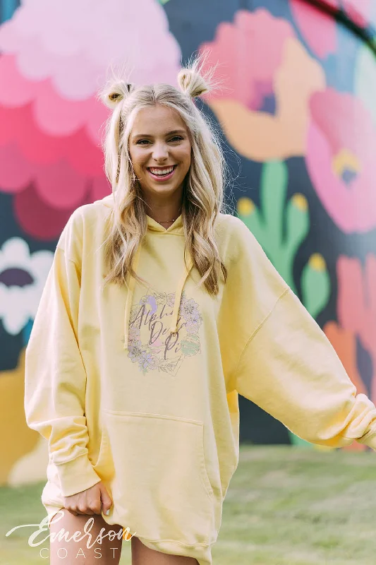 ADPi Floral Space Hoodie