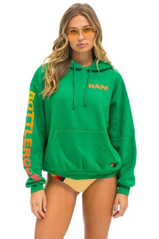 BOTTLEROCK 2024 RELAXED PULLOVER HOODIE - KELLY GREEN