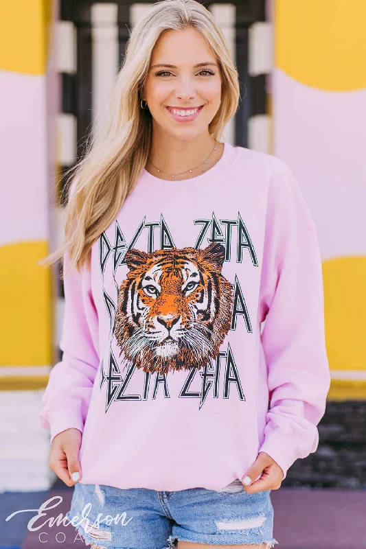 Delta Zeta Tiger Graphic Sweatshirt