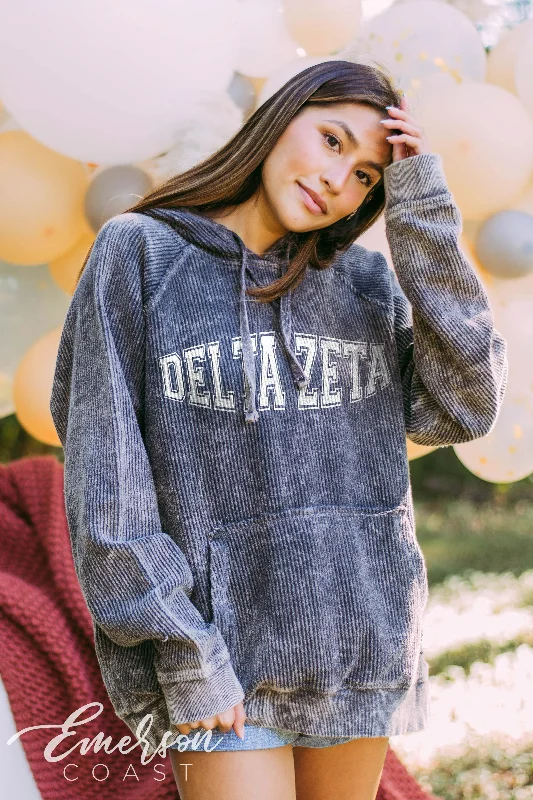 Delta Zeta PR Corduroy Hoodie