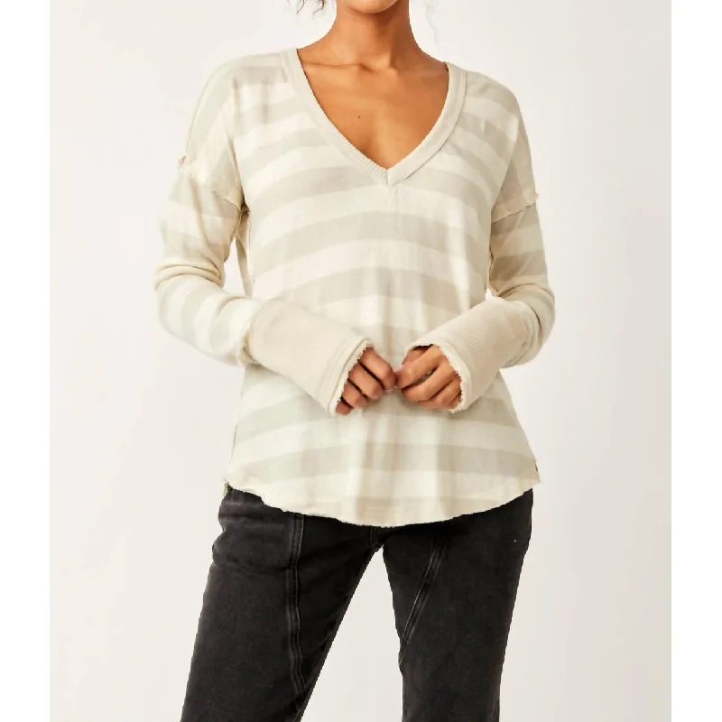 Free People - Sail Away Long Sleeve Tee