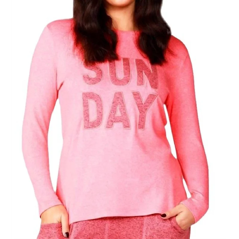 French Kyss - Long Sleeve Sunday Crew Top