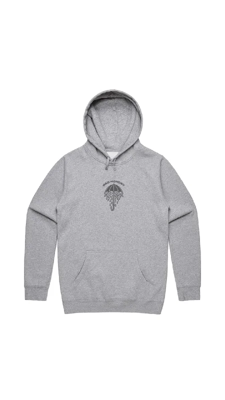 Heavy Weight AW Rains Hoodie Athletic Heather / Front Print