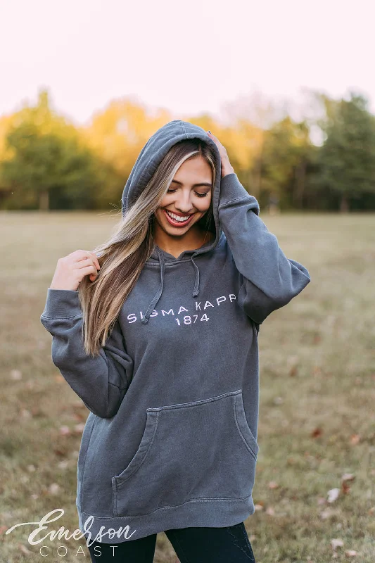 Sigma Kappa Simple Lettering PR Hoodie