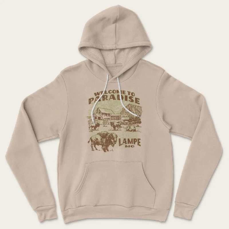 Welcome to Paradise Hoodie - Tan